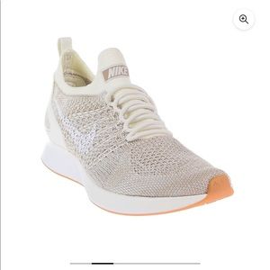 Nike Cream White Air Zoom Flyknit Sneakers SZ 10